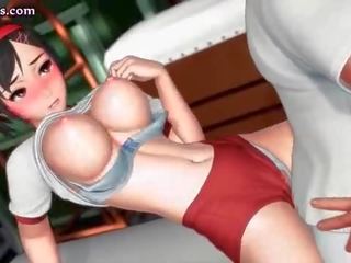 Sweet animated chick gives oral sex movie
