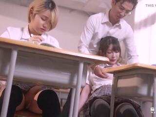 Model Tv - Summer Exam Sprint: School Uniform Blowjob xxx film feat. Han Tang by FapHouse