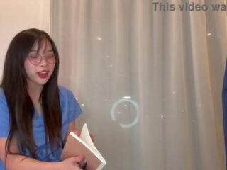 Creepy medical person Convinces Young Medical doctor Korean sweetheart to Fuck to Get Ahead
