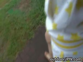 Anri Nonaka Asian super cookie In Outdoor