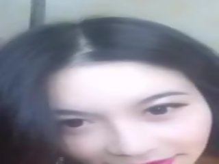 Chinez model atrăgător spectacol, gratis asiatic x evaluat film mov 69